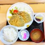 清元 - あじフライ定食