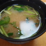 ぱんちょう - なめこ汁