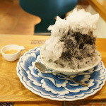 トゥルナージュ - 天然酵母のかき氷「竹炭」（500円）