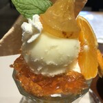 Art Gallery Cafe 茶々華 - 日向夏のシャーベット、お味さっぱりです。