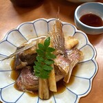 鞆の浦　魚処　鯛亭 - 鯛の煮付けです。
