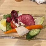 串揚げ タケナカ - バーニャカウダ