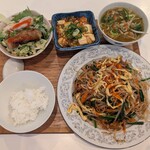 コアアン - 料理写真:ランチセットD 焼きビーフン1,150円