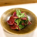 穴子料理と地酒 浅草 川井 - 奥久慈軍鶏の砂肝