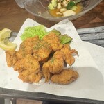 八幸 本店 - 鶏皮の唐揚げ