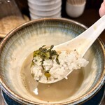 麵や きさ乃 - 高菜ごはんとスープ割り