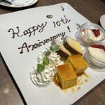 タンテ グラッツィェ - 2025/5/18 ランチで利用。デザート2点盛り合わせ