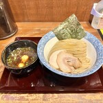 麺や而今 - 京小麦の醤油つけ麺(期間限定)