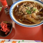 西の湖ステーション - 料理写真:肉うどん