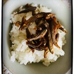荒井川魚店 - ざっこ煮オンザライス♫