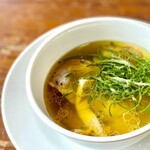 麺屋ばんだい - 青葱・チャーシュー・メンマがイン