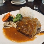 アウトバック ステーキハウス - ランチ・ハンバーグ・ステーキ（税込1,600円）