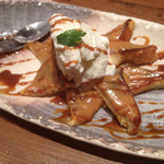 遊食屋 わらべえ - フレンチトースト。キャラメル味。ほろ苦いキャラメルとあまーいトーストの組み合わせがたまりません。