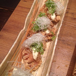 遊食屋 わらべえ - から揚げねぎマヨ味。から揚げは味が何種類もあります。