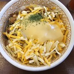 すき家 - 料理写真:チーズ牛丼ミニ