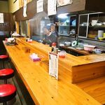 天龍 - カウンター席