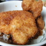 丸仙そば 花月支店 - カツが程よいサイズです