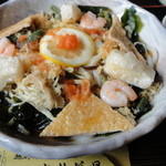 丸仙そば 花月支店 - 冷やしぶっかけうどん