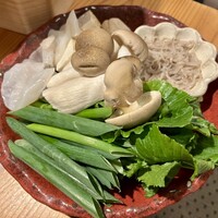 すき焼きと牛まぶし ももしき - 野菜セット