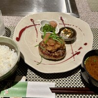 鉄板ダイニング織部 - ハンバーグセット