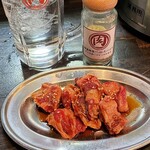 東小金井肉流通センター - 中落ちカルビ967円&翠ジンソーダ