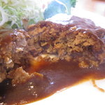 逸屋コーヒー店 - ハンバーグです。
