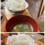 日替わり定食屋 マリポサキッチン - ご飯大盛り