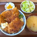まとい食堂 - アベック丼 1100円