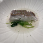 鮨 にっこ - 硬めの鯛　酒のあてとしてなら美味い