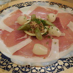 レストラン山水 - イタリア産プロシュート