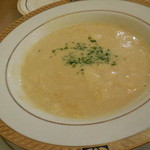 レストラン山水 - とうもろこしポタージュスープハーフ