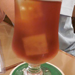 レストラン山水 - ウーロン茶