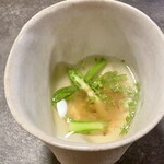 NOMI RESTAURANT - アスパラ 三つ葉 糸削り