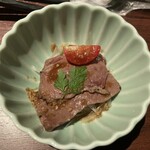 新潟地場もん越たんたん - 牛のカルパッチョ