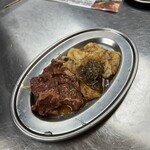 スタミナ園 - ホルモン盛り合わせ