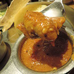 エリックチキンカレーの鶏肉