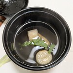炭焼うなぎ 加茂 - “うな重””うな丼” に付く 肝吸い。