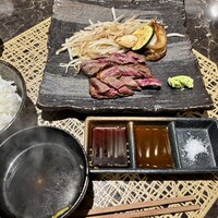 鉄板焼き 太縁 - 
