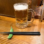 煮込みや まる。 - ジョッキで提供ノンアルビール