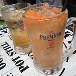 立ち飲み 串吟 - おいしい無糖ハイ ＆ 鬼おろし・レッドグレープフルーツサワー