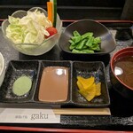 串揚げ処 gaku - 定食のセット