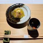 石葉 - 先付と自家製の琵琶酒