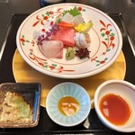 おやど瑞月 - 造里（本鮪、平目、鱧、石鯛、天使海老）