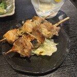 炭火串焼ろうりん - ねぎま　程よい歯応え最高