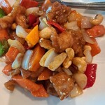 健康中華 青蓮 - カシューナッツ、鶏肉、人参、パプリカ、玉ねぎ