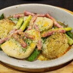 カジュアルダイニング楽 - ジャガイモとタケノコのオーブン焼き