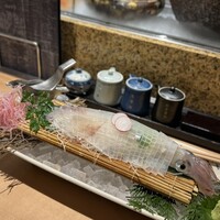 対馬のどぐろとイカ活き造り 博多 魚蔵 都ホテル店 - 