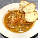 トラットリア アルモメント - 【プリモピアット②】トリッパ。牛の２番目の胃袋の煮込み。少し軽めの赤ワインと合います。