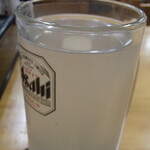 みさき庵 - 麦焼酎のそば湯割り