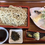 モンブラン - 料理写真:季節の天ざるそば1,280円